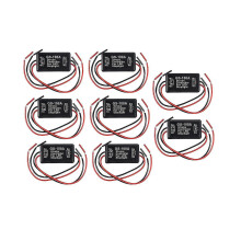 Set van 8 knipperlichtmodules voor remlichten, compatibel met 12V-motorfietsen, waterdichte stroboscoopcontroller