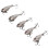 5PCS Silver Blade Baits Set, 15g High Carbon Steel Hard Baits with Storage Box 3