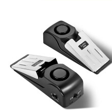 Door Stop Alarm 2 Pack, 120dB Loud Security Alarm with Adjustable Sensitivity, Portable Door Stopper for Home Travelling