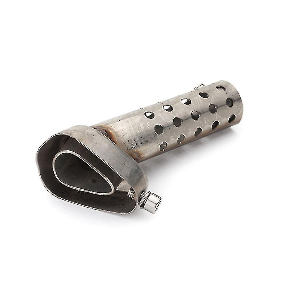 Motorcycle Exhaust Silencer Compatible With Honda Yamaha Kawasaki, Detachable Stainless Steel Hexagonal Muffler 6901508276659