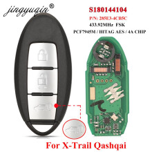 S180144104 Smart 3 Buttons Remote Car key 433MHz 4A For Nissan X-Trail Xtrail Qashqai 2014-2017 PCF7945M Keyless Go