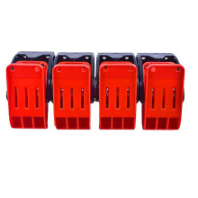 Floor Mat Clips for Drying and Storage, Anti-Slip Spring Design, Heavy Duty ABS Stainless Steel, Set of 4