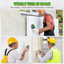 Wall Stud Detector with HD LCD Screen for Wooden Beams Wires, Yellow
