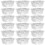 50 Pcs Hjärtformade Bakningspapper Av Engångsaluminium 10