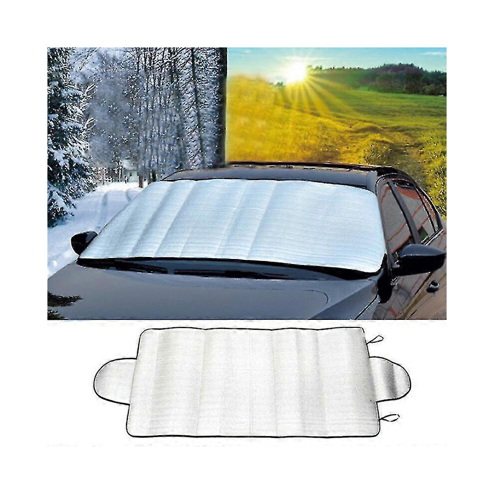 Car Windscreen Cover 150X70cm Peva Material, Weatherproof Snow And Dust Protection For Vehicles 6901508274228