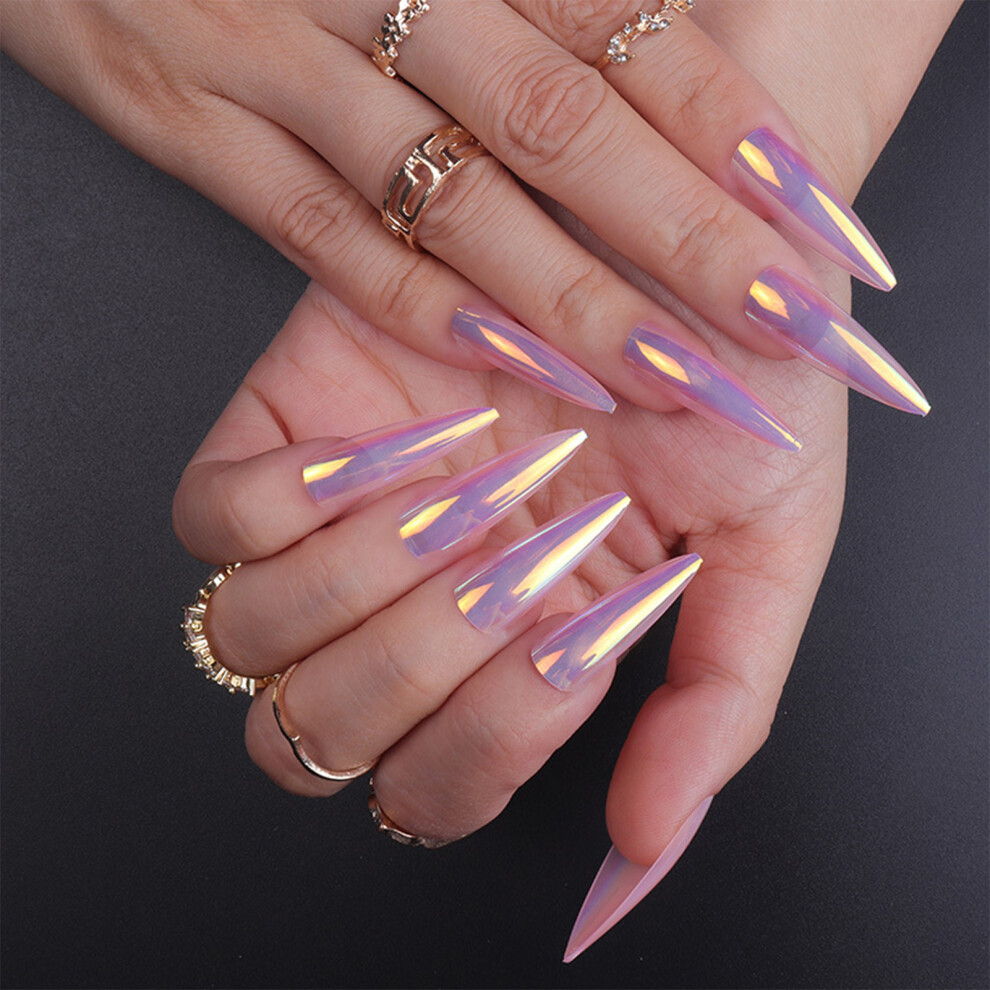 Dachuang Beauty (Jelly Glue Model) Eco-Friendly Resin Fake Nails, Great Gift For Women