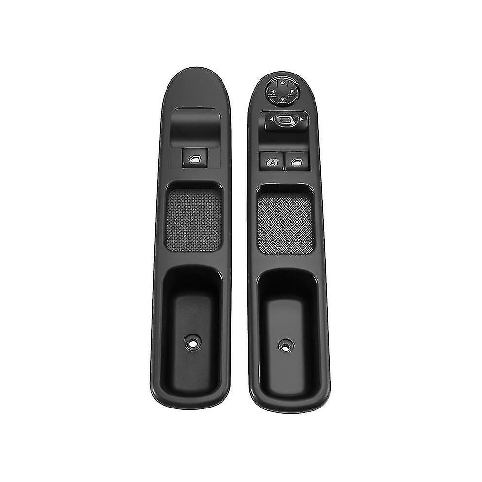 Power Window Switch Set Compatible With Peugeot 207 2007-2015, Driver And Passenger Side, Left-Hand Drive 6901508277489
