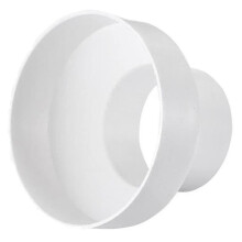 Riduttore per Condotto 150mm a 100mm, Adattatore Tubo Plastica Bianco per Sistemi Ventilazione HVAC