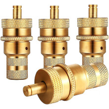 4-delige bandenontluchtingsset, messing snelsluiting, instelbaar van 6 tot 30 PSI, voor 4x4 en terreinwagens.