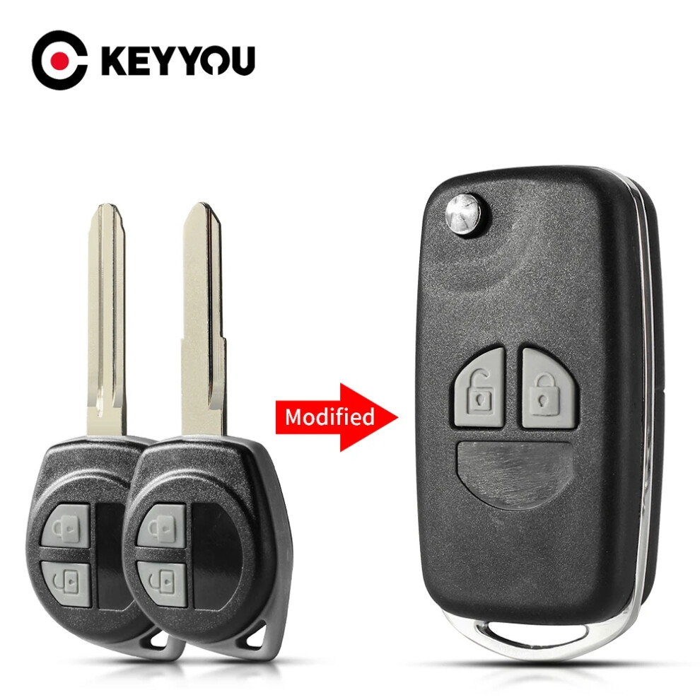 For Suzuki Ignis Sx4 Liana Swift Grage Vitara Alto Hu133r Toy43 2 Buttons Modified Flip Remote Car Key Shell Case 6935161666519