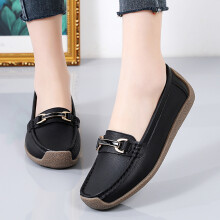 (Black, 44) Women\'s Anti-Slip Flat Shoes - Christmas Gift