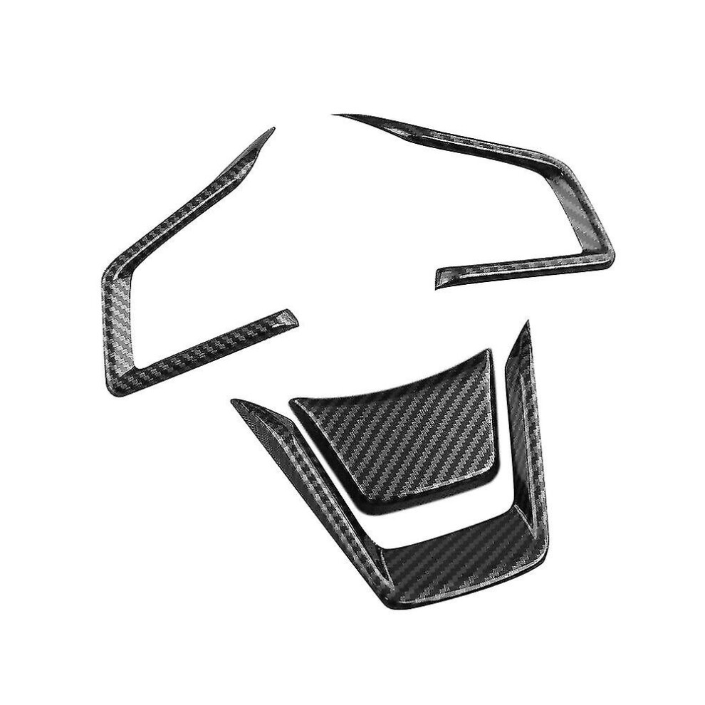 Steering Wheel Trim Compatible With Subaru Crosstrek Xv Forester 2018-2020 Carbon Fibre Look Abs Cover 6901508288614