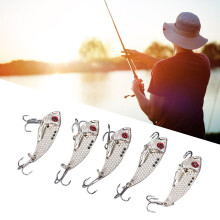 Ensemble Blade Baits 5 pièces 15 g acier à haute teneur en carbone argent
