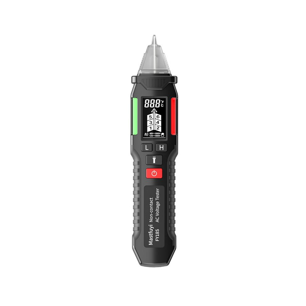 Mastfuyi Fy18s Voltage Tester Pen, Non-Contact Ac Voltage Detector With Detection 4712480870009