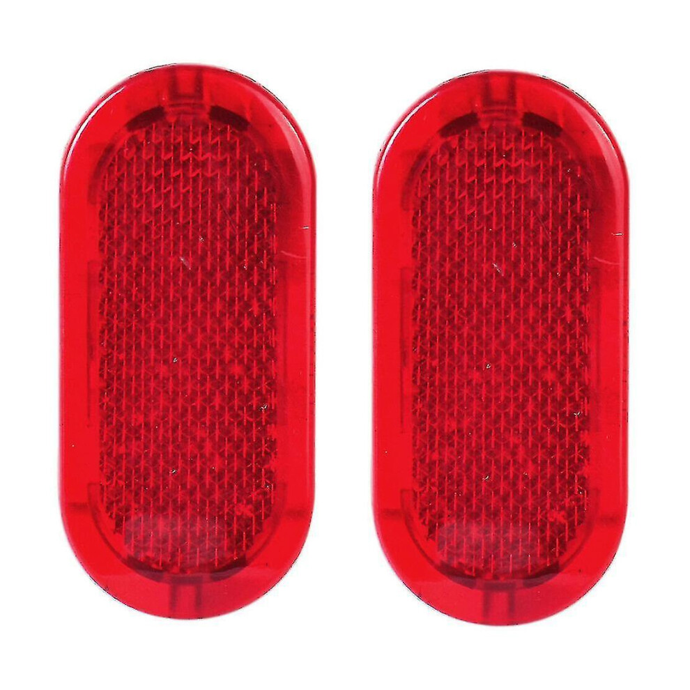 Abs Warning Reflector 2-Pack Compatible With Volkswagen Beetle Caddy Models For Door Panel Safety Enhancement Red 6901508290242