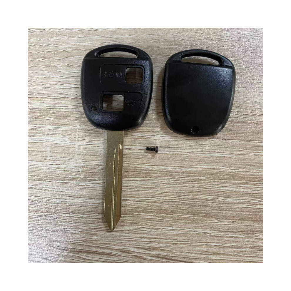 2Bt Remote Car Key Fob Case Shell For Toyota Camry Rav4 Corolla Prado Yaris Tarago Cruiser Land 6935161658866