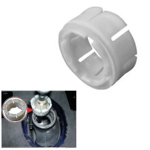 Gear Selector Bush Compatible with BMW 1 3 5 Series X1 X3 X5 Z4 Models, White Plastic, OEM 25111469397