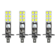 Λαμπτήρας Ομίχλων H1 LED 6000K Λευκό 1800LM συμβατό με Αυτοκίνητα, Van, SUV - Σετ 4 τεμ.