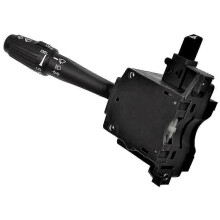 Comando indicatori di direzione integrato compatibile con Dodge Ram 1500, 2500, 3500 e Durango, con comando tergicristalli, in ABS nero.