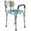 Gr8 Home Adjustable EVA Shower Chair with Arms 120kg 6