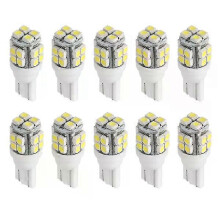 T10 LED Bulbs 10 Pack compatible with 12V vehicles 140 Lumen 6000K White for Car Interior Dome Map License Plate Lights