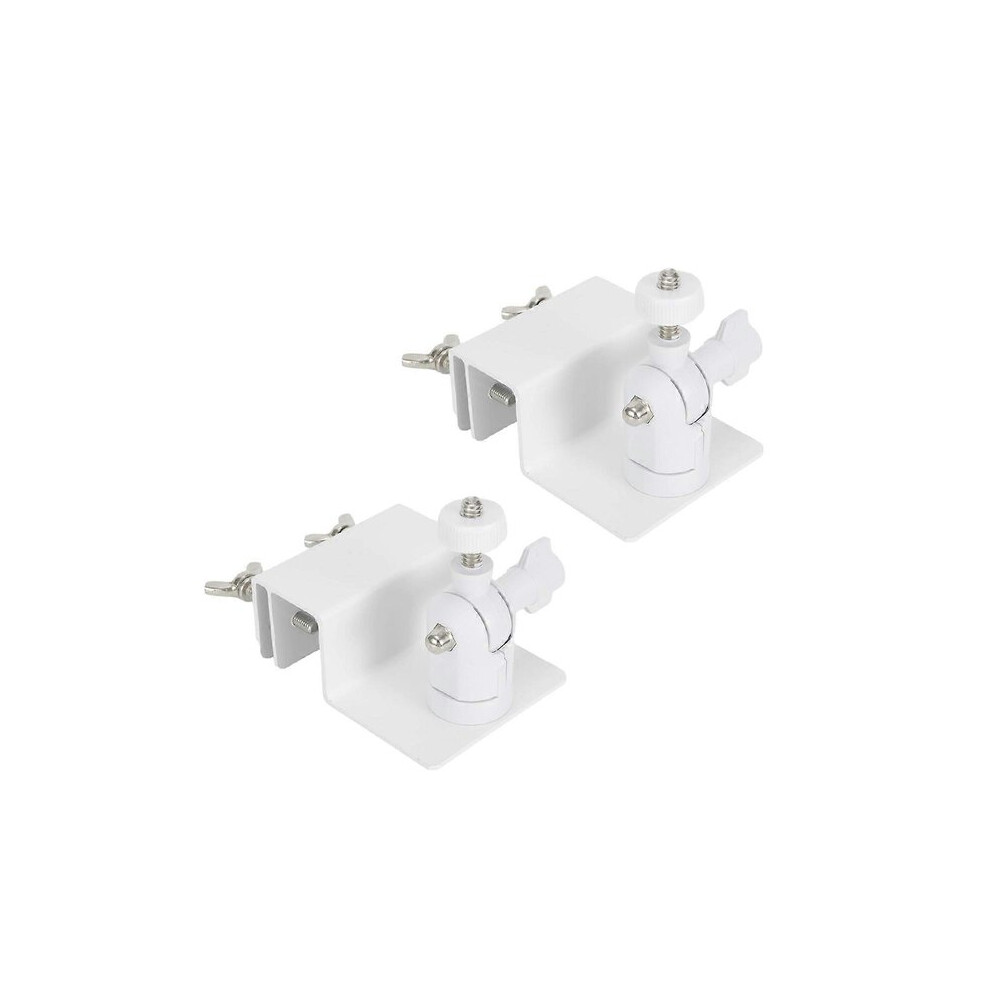 Gutter Mount Bracket For Security Cameras With 360 Rotation 180 Tilt, Aluminium Alloy Outdoor Fixing Kit White 6901508399792