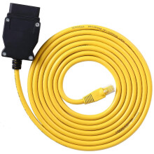 Cabo OBD ENET Compatível com Série BMW F G, Cabo Ethernet CAT5e de 3M para Programação e Codificação de Módulos Veiculares