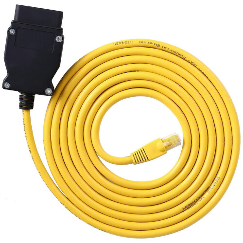 ENET OBD Cable Compatible with BMW F G Series, 3M CAT5e Ethernet Cable for Vehicle Module Programming Coding