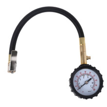 Bandenspanningsmeter compatibel met Land Rover Jeep 4x4, meetbereik 0-100 psi, met gevlochten slang.