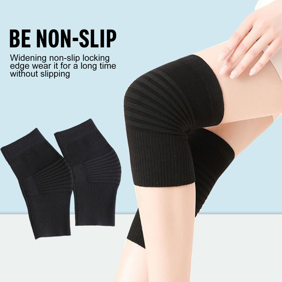 Dachuang Beauty (Black, M) Thermal Knee Warmers For Elderly, Breathable & Comfortable