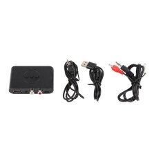 Bluetooth Audio Receiver Compatible with Most Systems, Bluetooth 5.3 Adapter with NFC for Car and Home Stereo, USB Playback, 3.5mm RCA Output