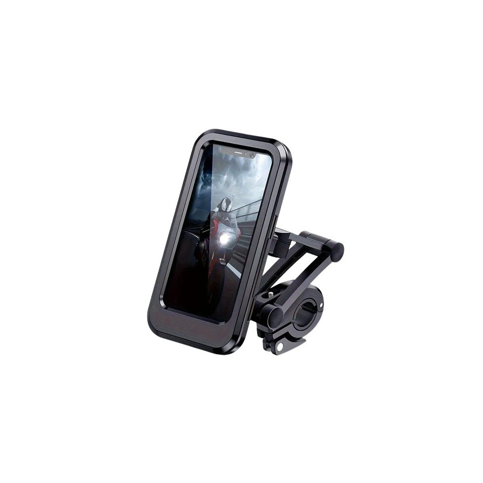 Universal Waterproof Phone Mount Compatible With Smartphones For Motorcycle, Bicycle, Car With 360-Degree Rotation 6901508367227