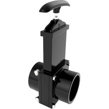 Válvula de Drenagem Compatível com RV Caravan Motorhome, 50mm Preto para Águas Residuais