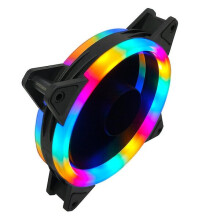 120mm ARGB PC Case Fan Compatible with 5V 3-Pin ARGB Header, Hydraulic Bearing, 1200 RPM, Low Noise 21 dBA for PC Cooling