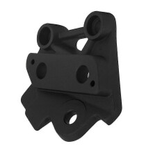 Reposapiés ajustable de aluminio negro para Talaria Sting X3 - Soporte del lado izquierdo