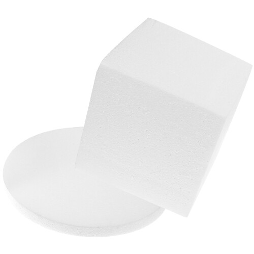 2Sets Recyclebare Witte Schuim Cake Dummies Voor Bruiloft En Party 1