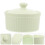 Ceramisk Ugnsform Hettresistent Skål Pudding Jelly Mugg Liten Grön 6