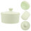 Ceramisk Ugnsform Hettresistent Skål Pudding Jelly Mugg Liten Grön 8