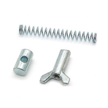 Motorcycle Brake Adjuster Kit Compatible with Honda TRX 250 300 350 400 500, Metal Rear Brake Cable Adjuster
