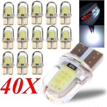W5W T10 LED-lamp voor parkeerlichten, 12V, 1W, warm wit 3000K, compatibel met de meeste voertuigen.