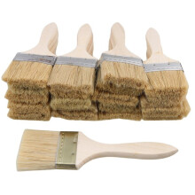 Paintbrush 20 Pack, 2.24 Inch Width for Cleaning and Painting, Bristle and Mixed Silk with Wooden Handle