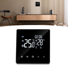 Digitaler WLAN-Thermostat für Fußbodenheizung 89x86mm Schwarz 90-240V