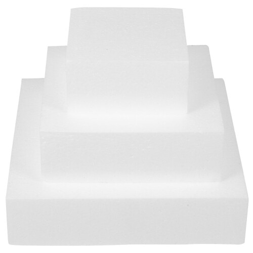 3Pcs Bolos De Espuma Quadrados Multifuncionais Para Prática 2