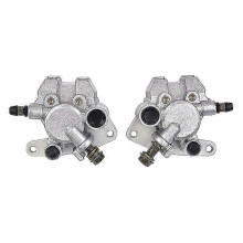 Remklauwset voor inclusief remblokken - Compatibel met Yamaha ATV-modellen Banshee Grizzly Big Bear Raptor (zilver)