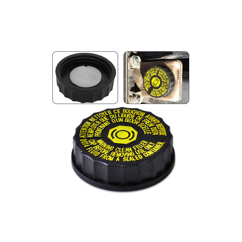 Brake Fluid Cap Compatible With Peugeot 206 306 307 308 408 508, Plastic Reservoir Cover Black 6901508328884