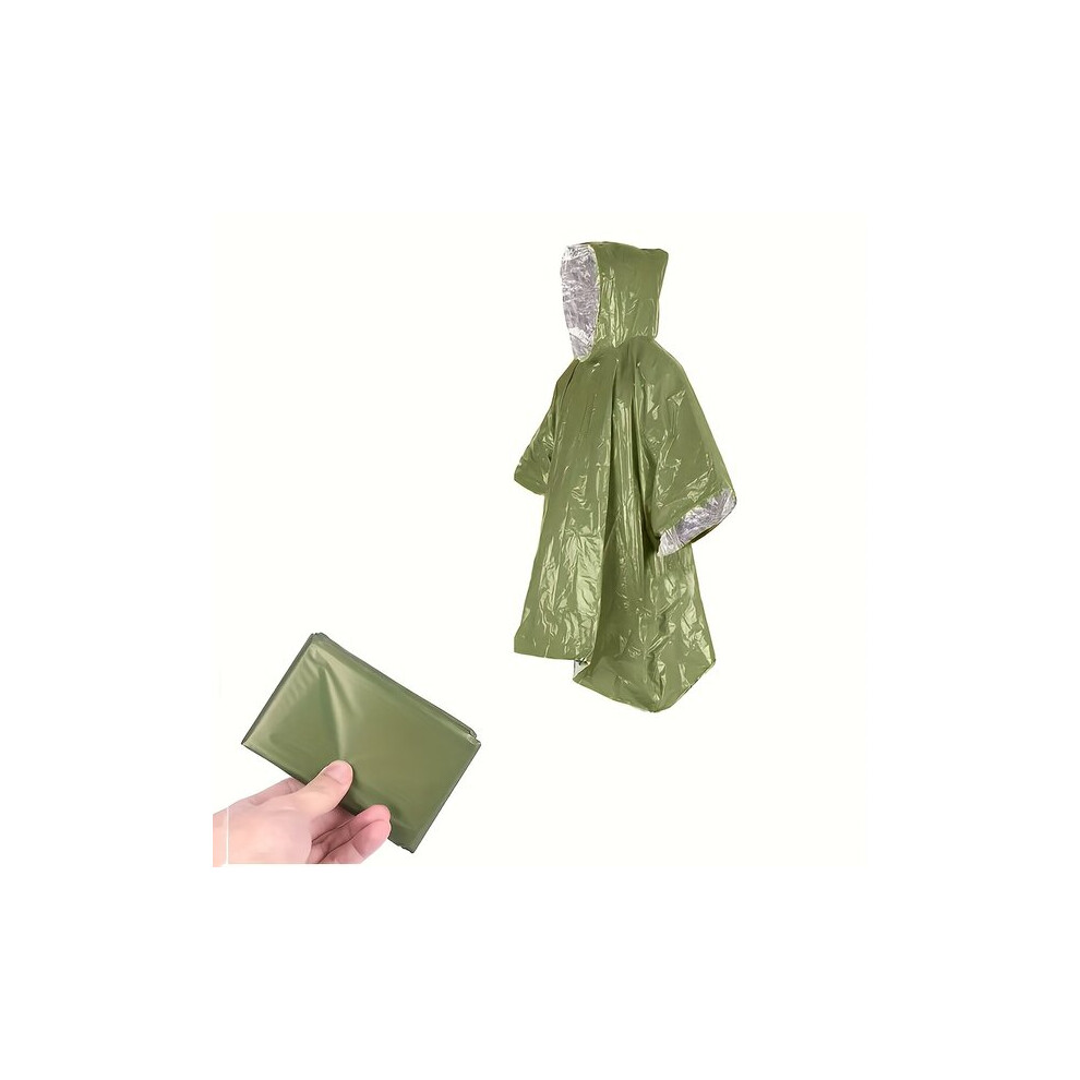Disposable Poncho, Waterproof Packable For Emergency Outdoor Use 6901508337237