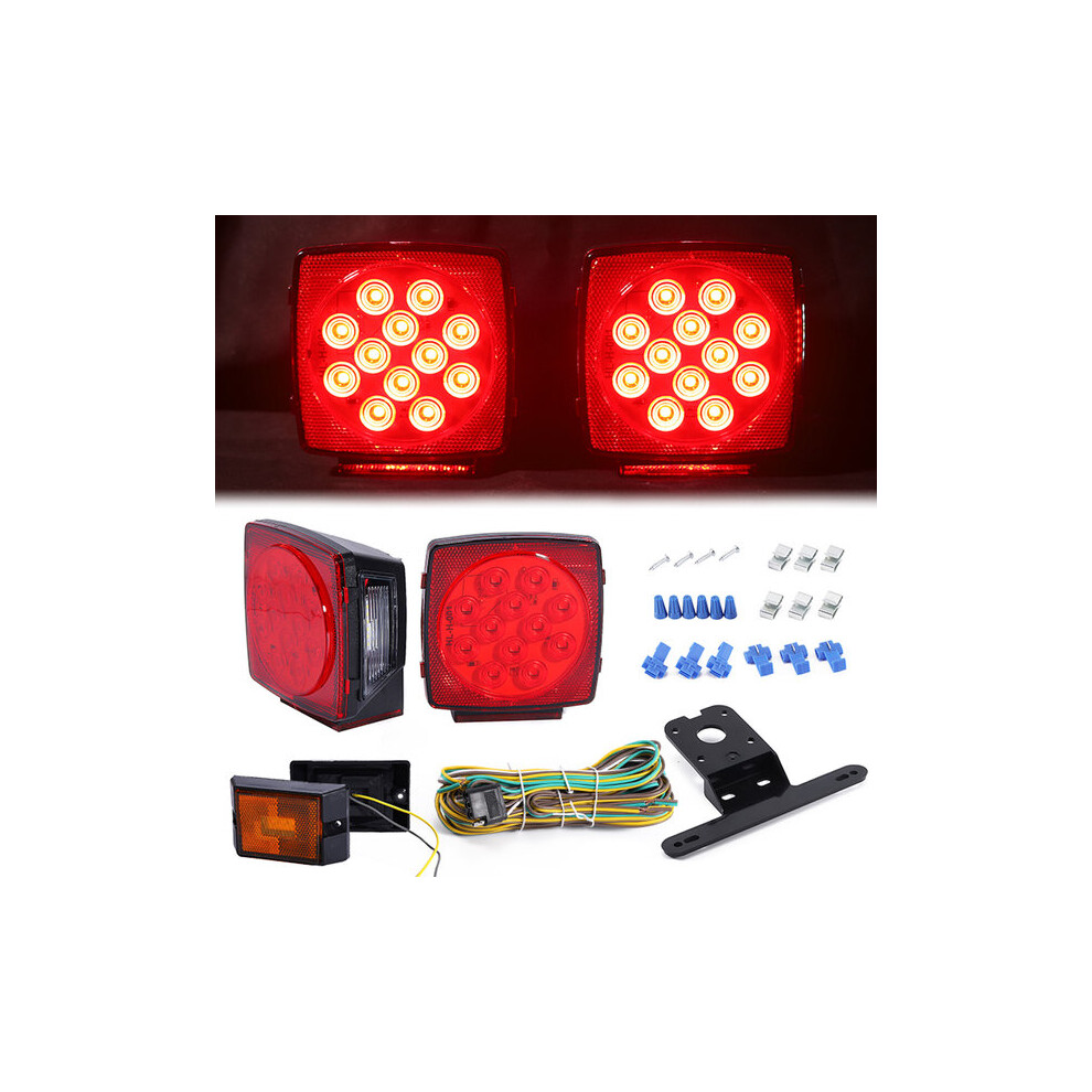 Led Trailer Tail Lights Compatible With Universal Trailers Ip68 Waterproof 12V Brake Turn Signal Lights 6901508341289