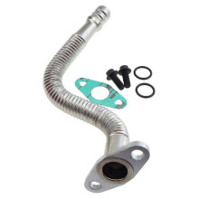 Tubo de retorno de aceite para turbo compatible con Dodge Cummins 5.9L Diesel 2004-2007, construcción metálica