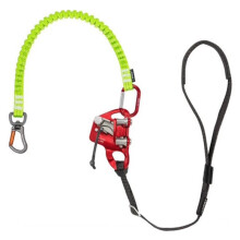 Knee Ascender Tree Climbing Rope High Altitude Operation Foot Strap Running Rope for Exploring and Climbing Green