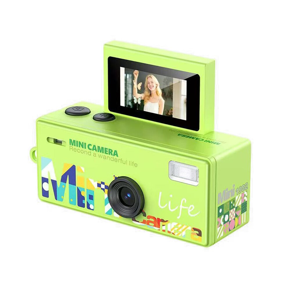 Digital Camera 0.96 Inch Keychain Camera Retro Support Memory Card 720P Small Camcorder Video Recorder with Flash D-image-OPC-PTPNZPF-NEW